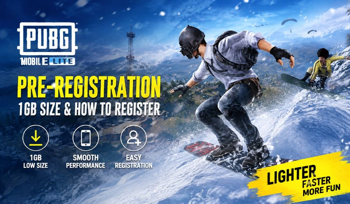PUBG Mobile Lite pre-registration: 1GB size, smooth performance, easy registration. Lighter, faster, more fun