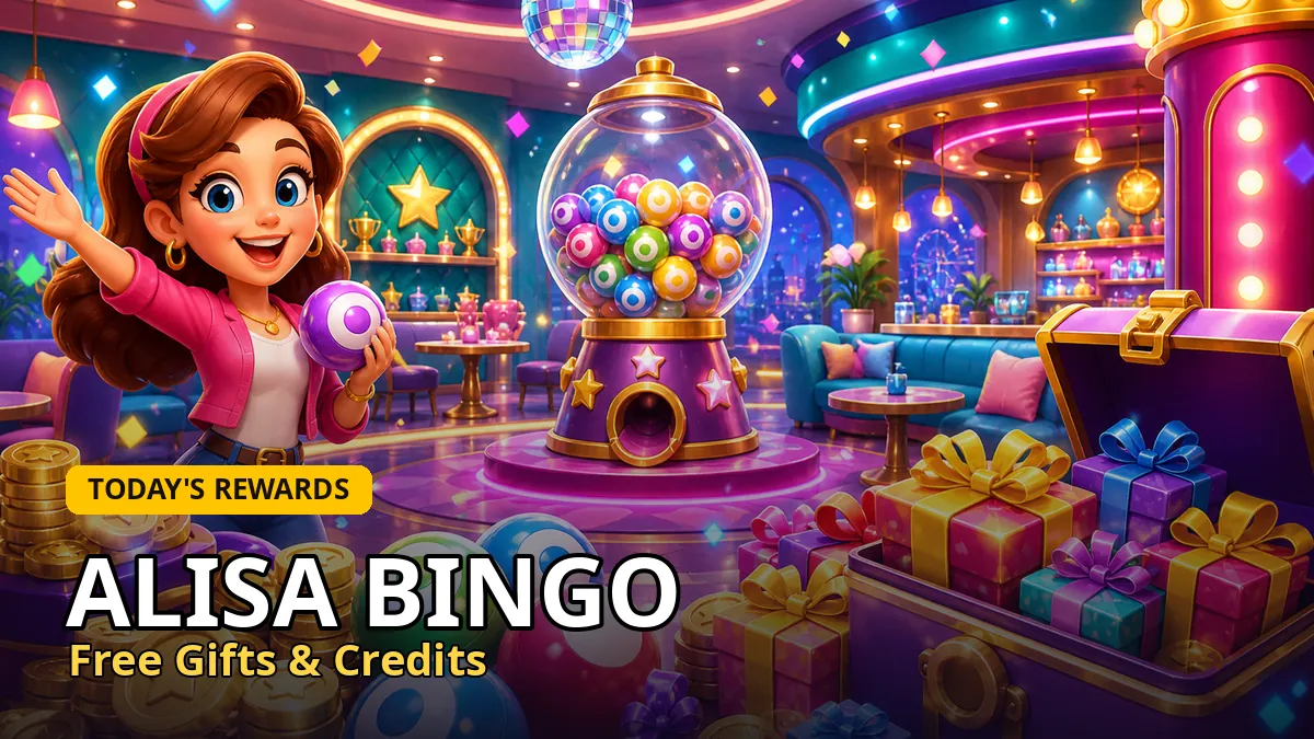 Alisa Bingo free gifts & credits links