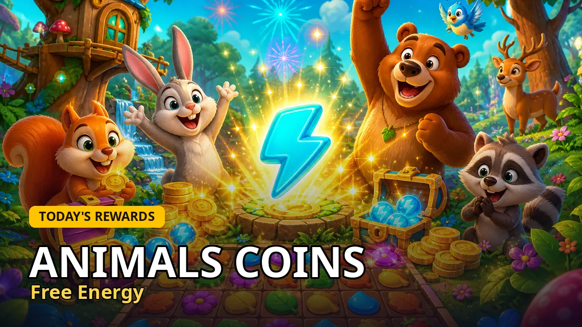 Animals Coins free energy links