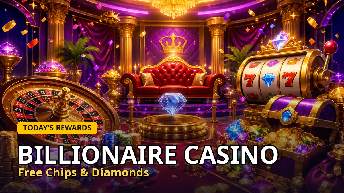 Billionaire Casino free chips & diamonds links