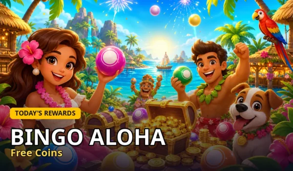 Bingo Aloha free coins links