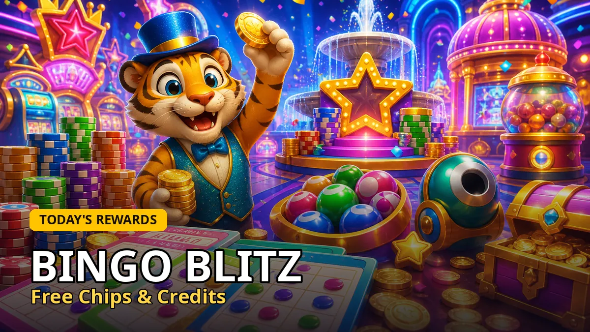 Bingo Blitz free chips & credits links