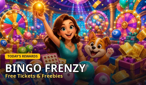Bingo Frenzy free tickets & freebies links