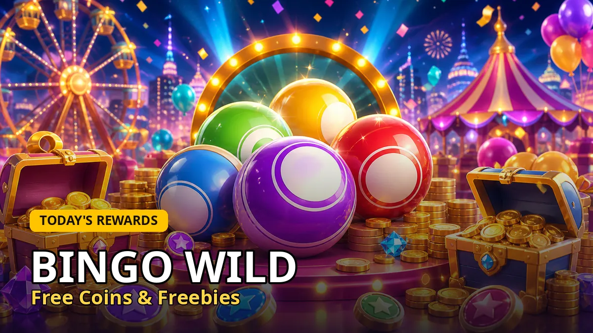 Bingo Wild free coins & freebies links