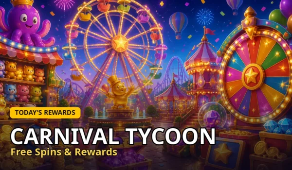 Carnival Tycoon free spins & rewards links