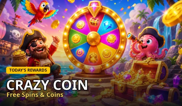 Crazy Coin free spins & coins links