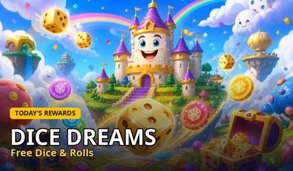 Dice Dreams free dice & rolls links