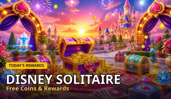 Disney Solitaire free coins & rewards links