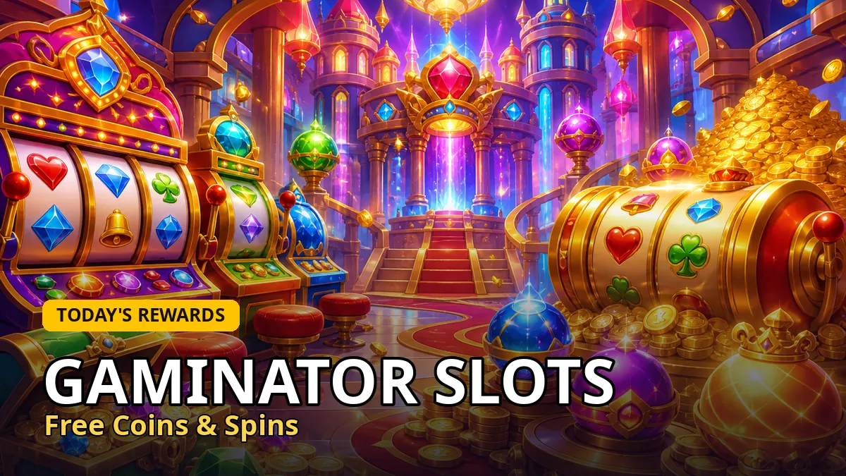 Gaminator Slots free coins & spins links