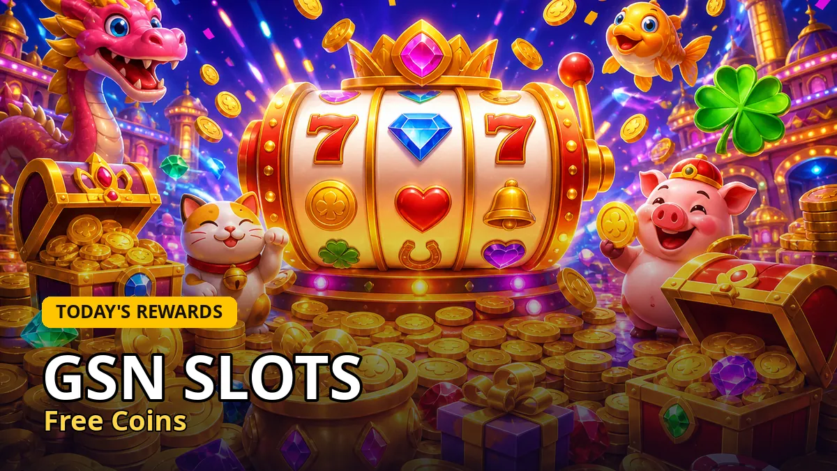 GSN Slots free coins links