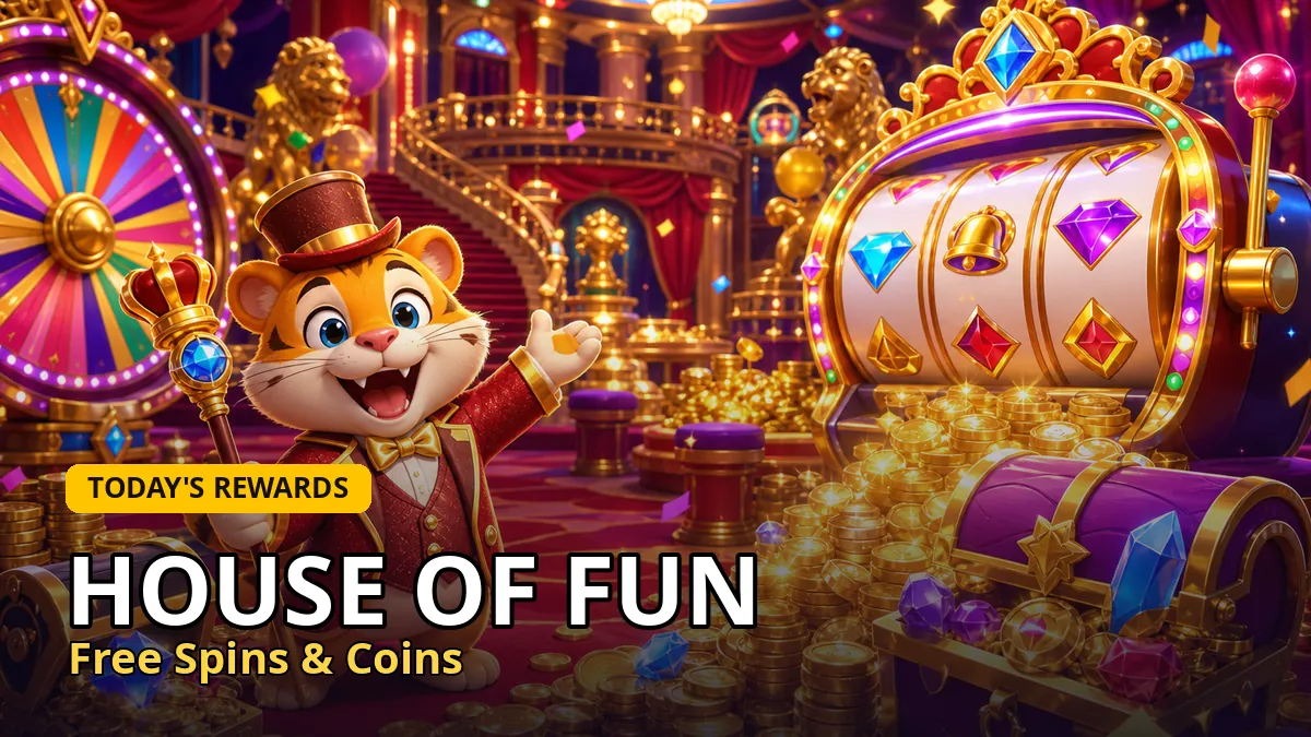 House of Fun free spins & coins links