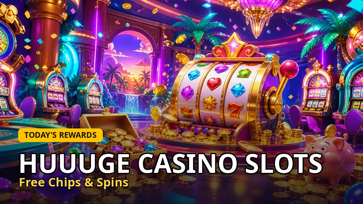 Huuuge Casino Slots free chips & spins links