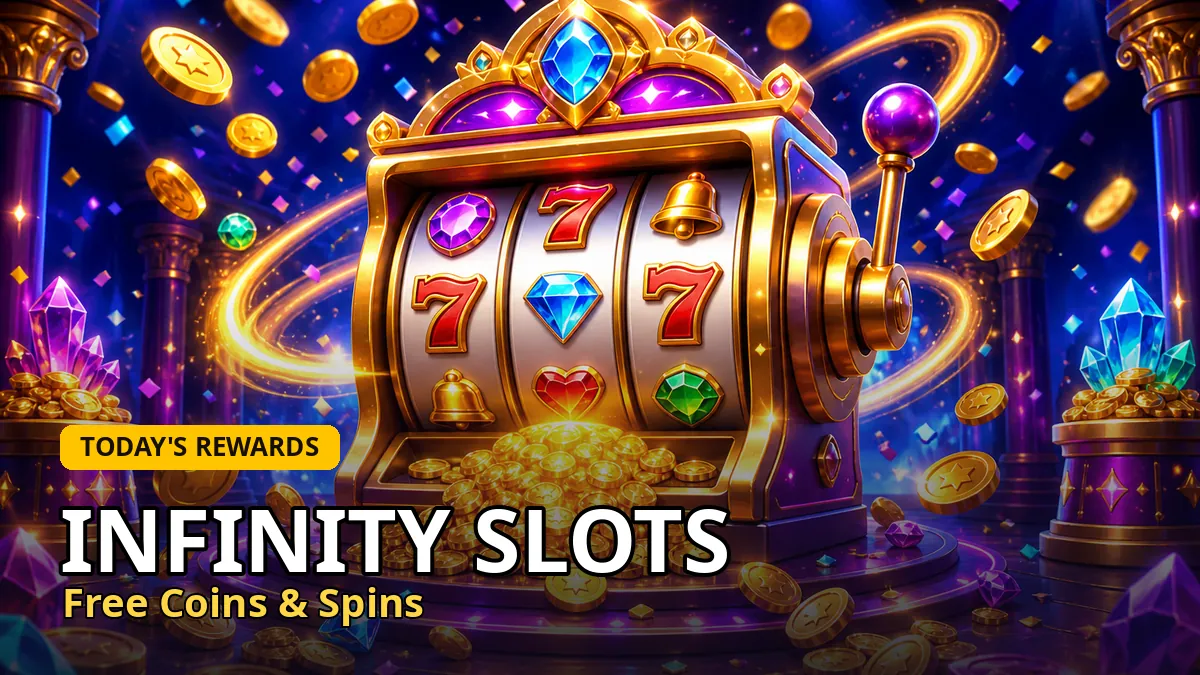 Infinity Slots free coins & spins links