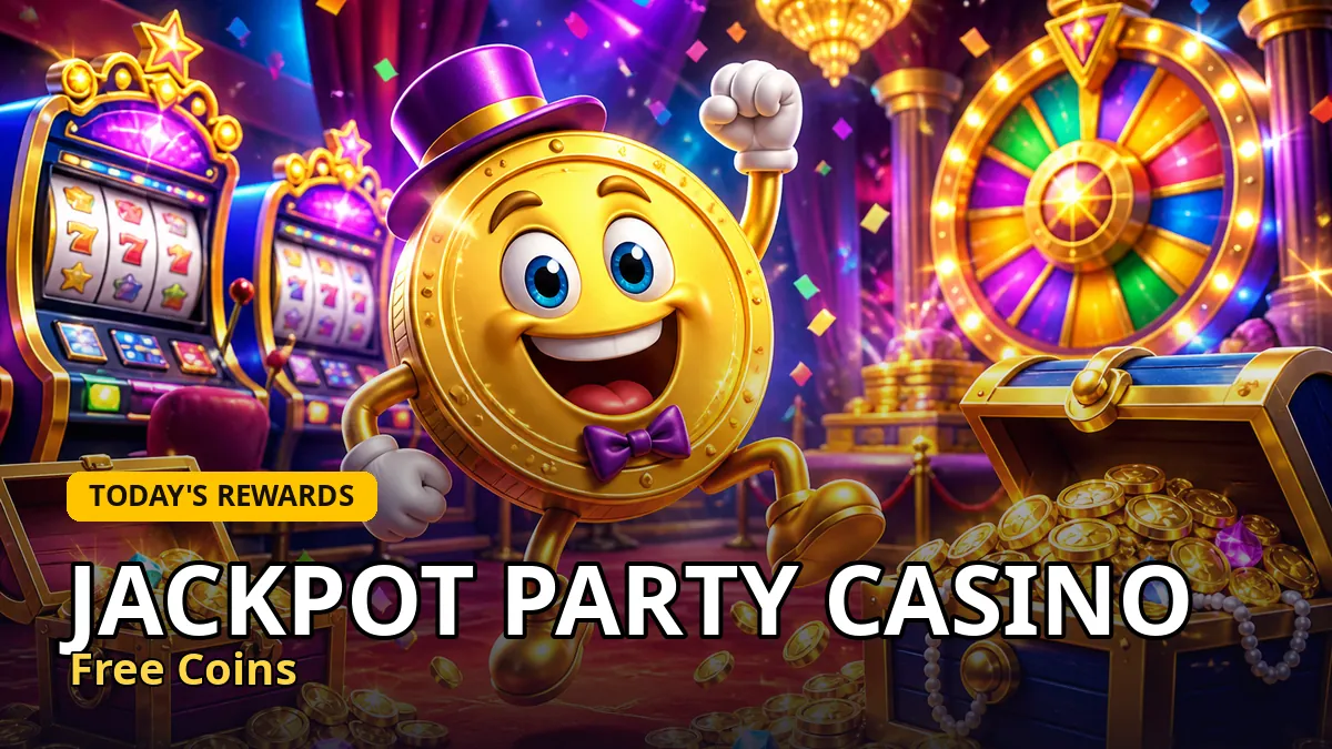 Jackpot Party Casino free coins links
