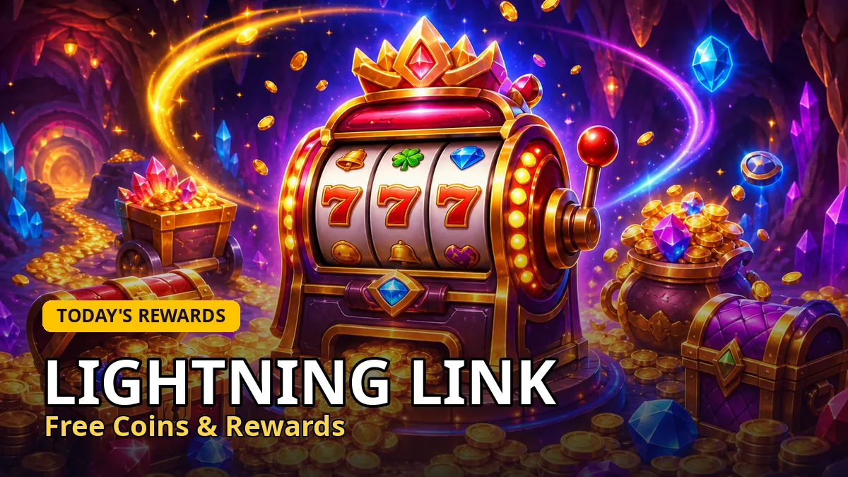 Lightning Link free coins & rewards links