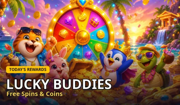 Lucky Buddies free spins & coins links