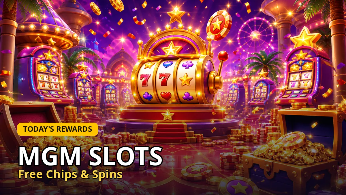 MGM Slots free chips & spins links