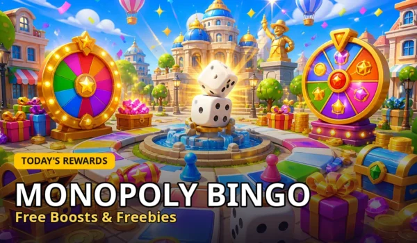 Monopoly Bingo free boosts & freebies links