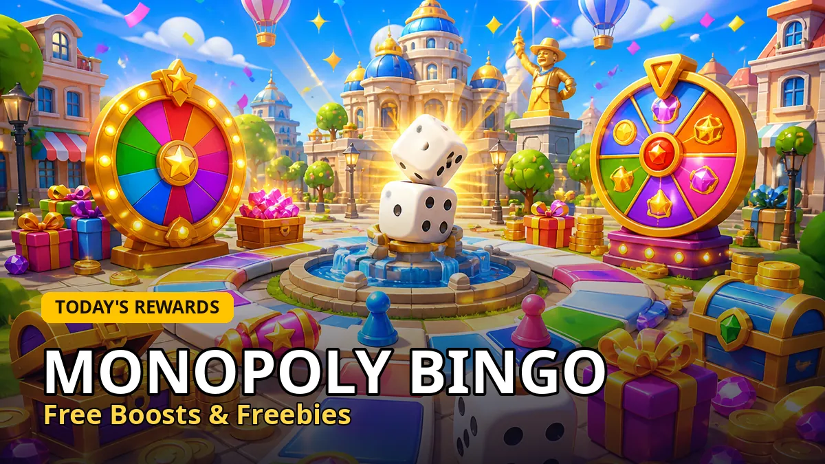 Monopoly Bingo free boosts & freebies links