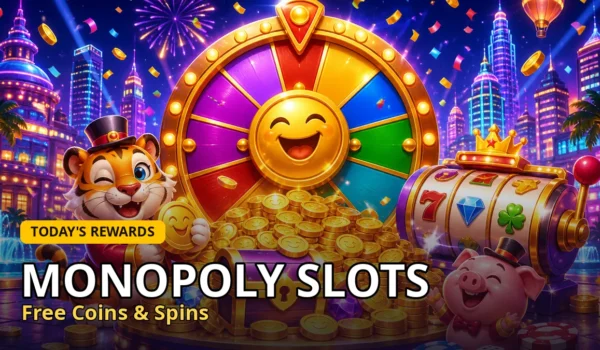 Monopoly Slots free coins & spins links