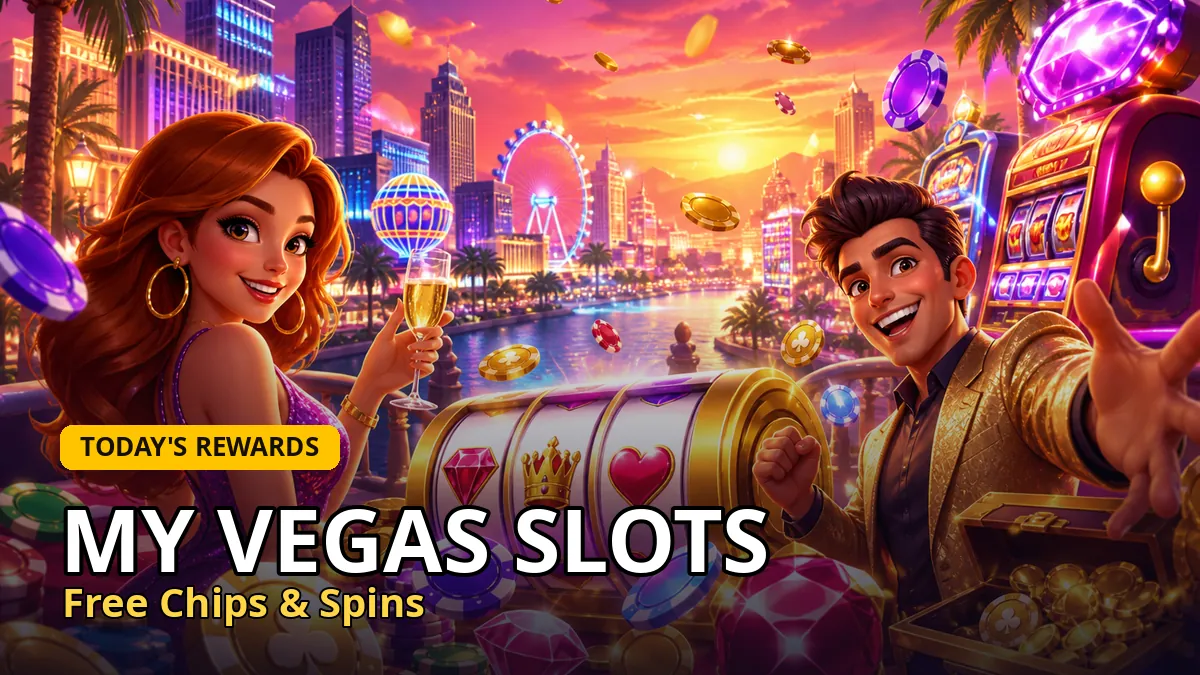 My Vegas Slots free chips & spins links