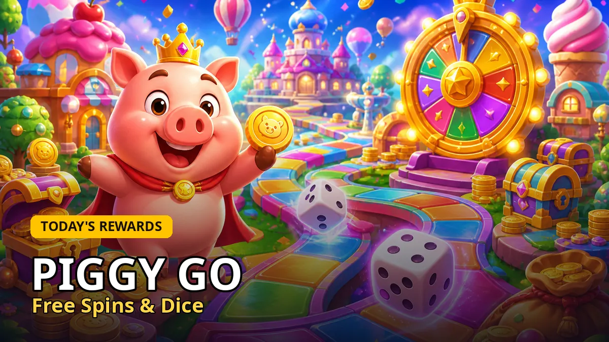 Piggy GO free spins & dice links