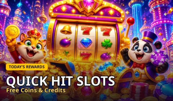 Quick Hit Slots free coins & credits links