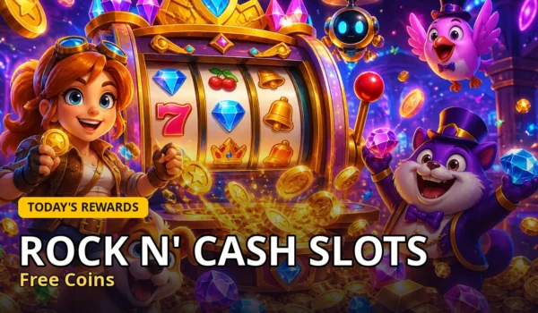 Rock N' Cash Slots free coins links