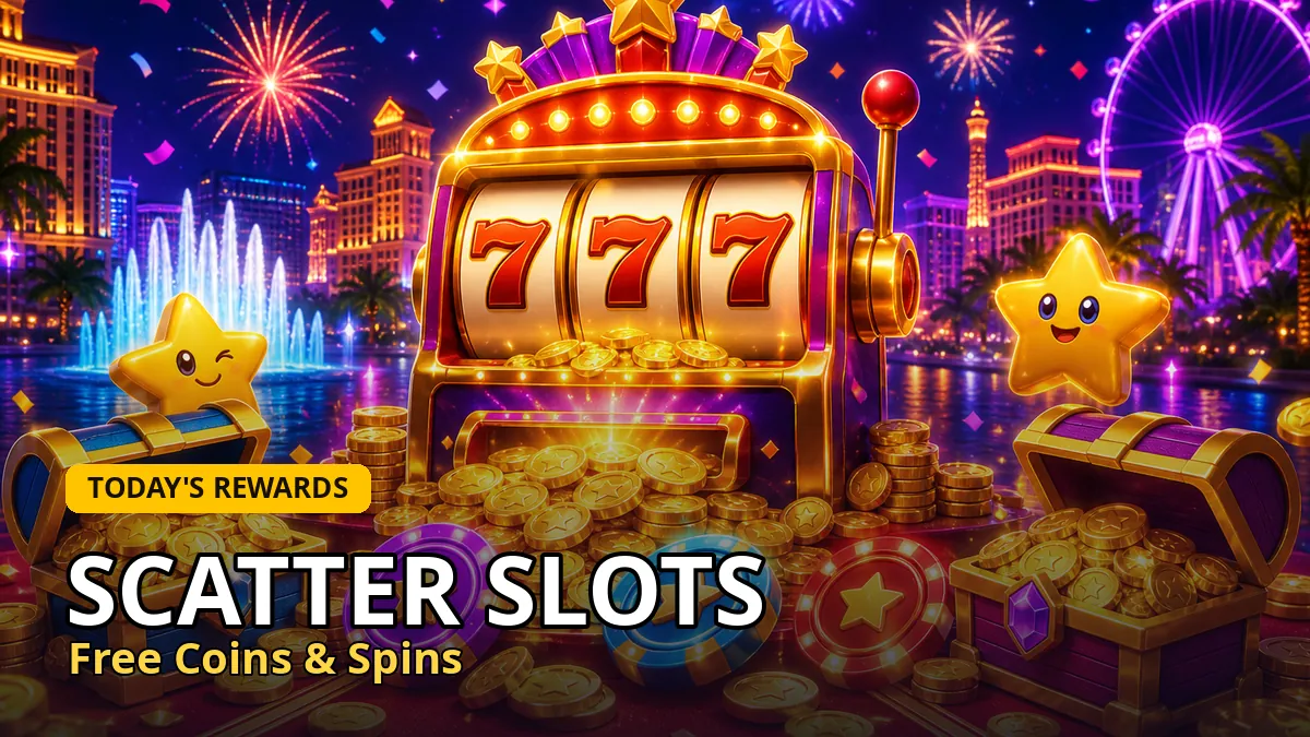 Scatter Slots free coins & spins links