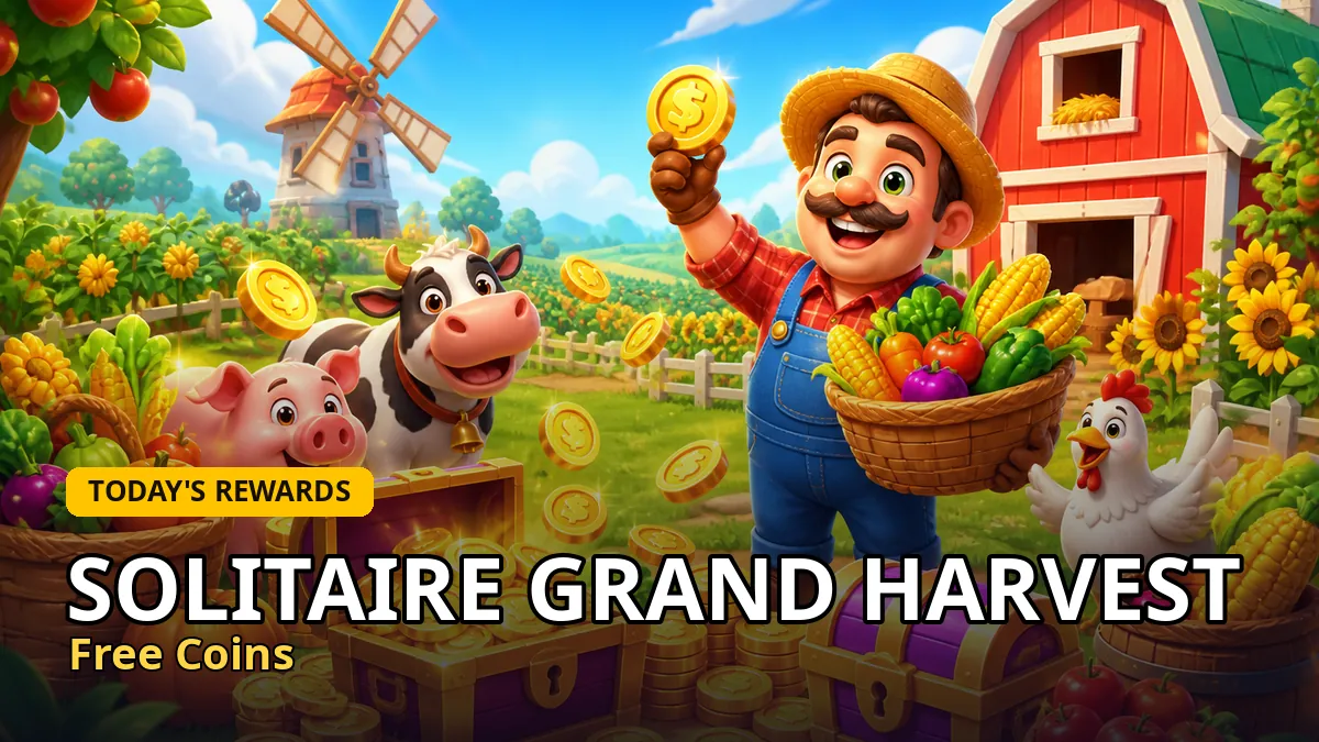 Solitaire Grand Harvest free coins links