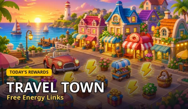 Travel Town free energy reward links