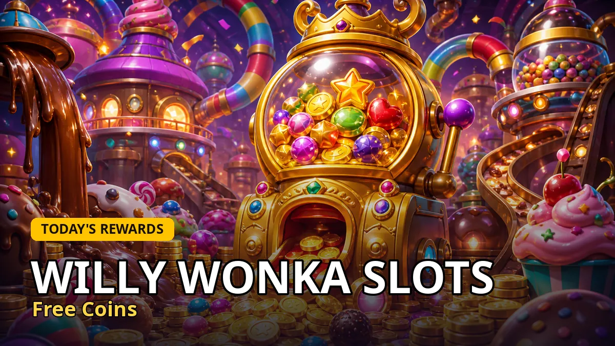 Willy Wonka Slots free coins links