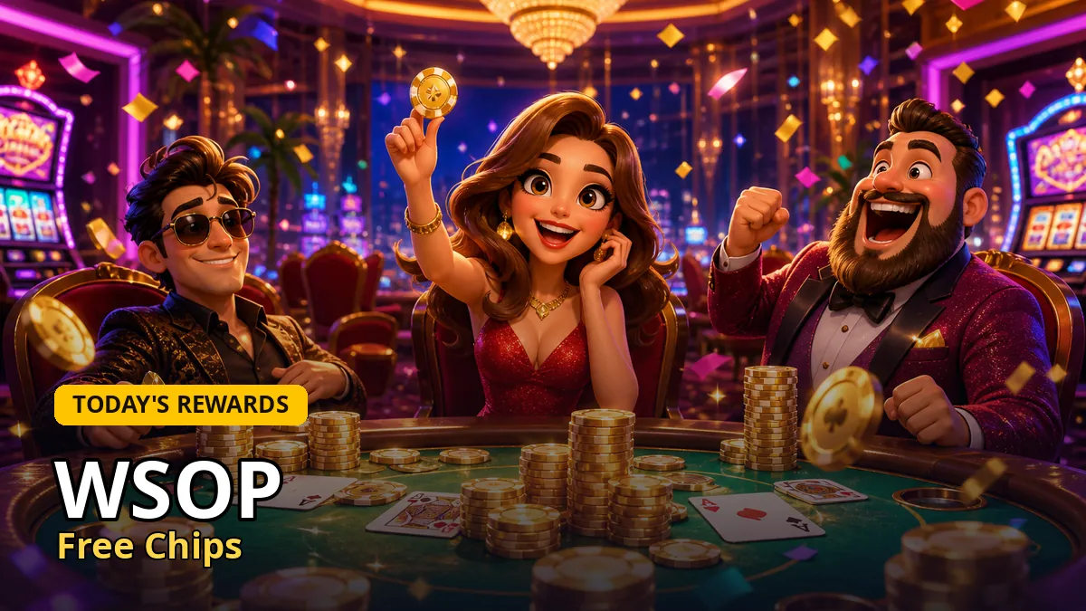 WSOP free chips links